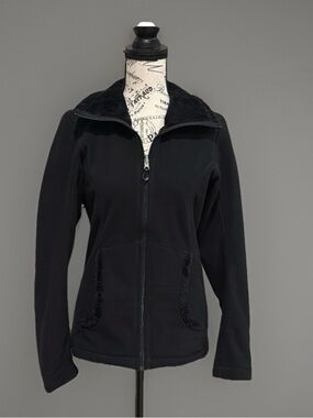 jacket reversible long sleeve zipper closure KOPPEN Sz S